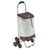 King Collection Trolley spesa Trio - 25 L - beige - noce - King Collection (unità vendita 1 pz.)
