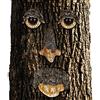Relaxdays Tree Face, 4 Pezzi, Spirito della Foresta, Resistente a Intemperie, da Appendere al Tronco, Marrone/Beige