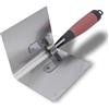 Marshalltown Frattazzo ad angolo interno Marshalltown Bullnose con impugnatura Durasoft, in acciaio inossidabile, per cartongesso e intonacatura, dimensioni: 127x89 mm