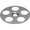 LUX ELEMENTS Rondella 35 mm FIX-S 50 pezzi I 10 rondelle zincate con spessore 0,7 mm per viti da 3,5 mm I per il fissaggio di pannelli da costruzione