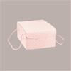 SCOTTON 5 Pz Scatola per Confezioni Regalo Porta Colomba di Pasqua 750g in Carta Rosa Segreto con Cordini 225x295H130mm