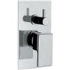 Keller taps MONOCOMANDO PER INCASSO DOCCIA CON DEVIATORE KELLER TAPS SQUARE SQ41CR CROMATO
