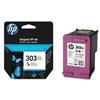 303XL 303 Combo Pack per cartucce HP 303 XL per HP 303XL nero e colore per  stampanti HP Envy Photo 6200 6230 7100 7830 All-in-One (1 nero/1 colore,  confezione da 2) : : Videogiochi