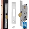 KOTARBAU® serratura a gancio porta scorrevole F-30 serratura porta scorrevole zincata resistente alla corrosione piastra di bloccaggio cancello d'ingresso