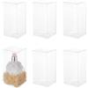 BENECREAT 20 PCS Scatola Rettangolare in Plastica Trasparente in PVC 14x7x7cm Scatole Regalo per Matrimonio Biscotti per Feste di Compleanno Cioccolato, Decorazione Domestica