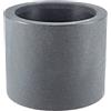 Dehner Fioriera a cubo Dehner con ruote integrate, Ø 40 cm, in plastica, colore antracite