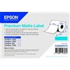 Epson rotolo continuo di carta PREMIUM MATTE LABEL opaca per stampa inkjet 102 mm x 35 mt adesivo permanente C33S045419