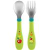 CHICCO POSATE INOX 18M+ VERDE