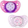 CHICCO SUCCHICCO AIR GIRL SILICONE 0-6 MESI 2 PEZZI