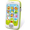 Clementoni Baby Clementoni - Smartphone Touch & Play, Telefono per Bambini 12-36 Mesi, Centro Attività con 3 Modalità di Gioco e 12 Tasti per Scoprire Nomi e Versi degli Animali, Numeri e Parole, 14969