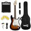 RockJam Kit per chitarra elettrica RockJam con amplificatore, borsa, vibrato, tracolla, cavo, corde di ricambio e lezioni