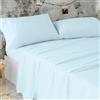 Burrito Blanco T1201 - Set di lenzuola per alberghi, in misto cotone T12, larghezza 180 cm