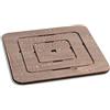 CASTELMERLINO 18 Pedana Doccia in Compensato Marino di Okumè cm 50 x 50 per Piatti cm 70 x 70