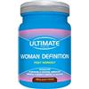 Ultimate Italia - Woman Definition Post Workout - 280g - gusto cacao - integratore per il recupero post allenamento con proteine, aminoacidi, minerali ed estratti vegetali, senza glutine