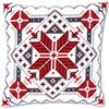 VERVACO Kit Cuscino Punto Croce Cristallo di Neve II Set Ricamo Principianti Cuscini Gobelin Decorativi ca. 40 x 40 cm Accessori per Lavoretti Creativi DIY Casa Decor Hobby Adulti Cross Stitch