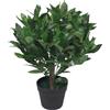 Leaf Design UK - Albero di Alloro Artificiale a Sfera, 50 cm, Colore: Verde