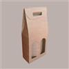 LUCGEL 10 Pz Scatola Astuccio Porta 2 Bottiglie 750 ml Olio Vino in Cartoncino grafica Sacco 180x90H385mm