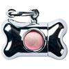 United Pets Bon Ton Nano Chrome Dispenser/Porta Sacchettini per Cani, Made in Italy, Inclusi 10 Sacchetti Biodegradabili, per Cani di Piccola Taglia, Silver