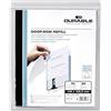 Durable 485102 Door sign refill, fogli A4 stampabili microperforati per targhe fuori porta, bianco, confezione da 10 fogli (20 inserti)