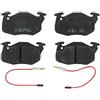 TRW Kit pastiglie freno, Freno a disco GDB327 | Compatibile con: CITROËN SAXO, PEUGEOT 106 I, 106 II, 205 I, 205 I Cabriolet, 205 II, 205 Kasten/Schrägheck, 305 II