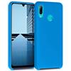 kwmobile Custodia Compatibile con Huawei P Smart (2019) Cover - Back Case per Smartphone in Silicone TPU - Protezione Gommata - blu radiante