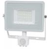 V-TAC PRO VT-30-S 459 FARO FARETTO PROIETTORE LED 30W 6400K CON SENSORE CORPO BIANCO