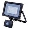 V-TAC PRO VT-20-S 453 FARO FARETTO PROIETTORE LED 20W 6400K CON SENSORE CORPO NERO