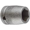 Hazet 900S-17 Inserto Chiave a Bussola per Avvitatori ad Impulso Esagonale, Nero, Attacco Quadro, Cavo, 12.5 mm 1/2 di Pollice