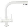 Rubinetto ForHome® 3 Vie Per Acqua Depurata Rubinetto Per Depuratore (colore: Bianco)