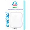 Meridol Filo Interdentale Spugnoso Cerato Delicato Gusto Menta Fresca, 40mt