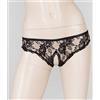 Cottelli Lingerie Sexy Body Nero in Powernet e Pizzo Senza Cavallo e Seno  Aperto