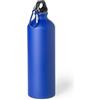 Estivi personalizzati Borraccia in alluminio opaco da 800 ml con tappo e moschettone personalizzate o neutre