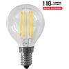 ALCAPOWER LAMPADINA LED E14 4W FILAMENTO TRASPARENTE CALDA MINIBULBO P45 AP453F-ALC930036