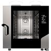 Ristoattrezzature Modello: 100820010152063,Forno a gas combinato 6 teglie 600x400 mm a convezione vapore con comandi digitali Black Mask