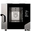 Ristoattrezzature Modello: 100820010252062,Forno a gas combinato 5 teglie GN 1/1 a convezione vapore con comandi digitali Black Mask