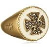 MISIS Donna-Anello Artificialia Argento 925 Marcasite Smalto Gr. 54 (17.2) - AN03201_54