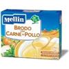 MELLIN SPA Mellin Brodo con Carne di Pollo Senza Glutammato per Pappe 10 bustine