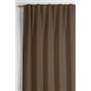Gardinia Tenda con fettuccia Dimout, Taupe, 140 x 245 cm, Poliestere, Tortora