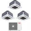 Riello Condizionatore Climatizzatore Riello Trial Split a Cassetta SET AMK P R-32 9000+9000+9000 BTU Con MULTI 355 P