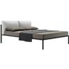 ZANOTTA letto matrimoniale NYX 1707 per materasso 180 x 200 cm - 1707-186x218-NERO-CAT.20