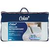 Colas Normand 73130238 Cuscino Rinfrescante in Memory Foam, 40 x 60 cm, Ergonomico, Termoregolante, Viso Estivo e Invernale, in Memory Foam, Sfoderabile, Lavabile, Bianco