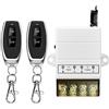 DONJON interruttore con telecomando,Interruttore remoto wireless con 328ft a lungo raggio DC 12V/24V/48V/72V per allarme antifurto,sistemi di sicurezza,barriere cancello,cicli motore ecc.white