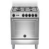 Bertazzoni La Germania AMN654GXV Cucina Gas 4 Fornelli con Forno da 60 cm Acciaio inossidabile