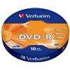 Verbatim Kit 10pz DVD-R Verbatim 4,7GB Velocità: 16x