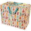 dotcomgiftshop Borsa formato gigante con motivo di animali, plastica, colourful creatures, Jumbo