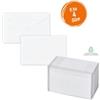 REX SADOCH Scatola 100 biglietti + 100 buste - Dalmazia - bianco - 7,5 x 11,2 cm - Rex Sadoch (unità vendita 1 pz.)