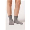 Calzedonia Calze Corte In Cotone Da Bambini Grigio