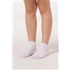 Calzedonia Calze Corte In Cotone Da Bambini Bianco