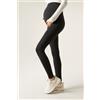 Calzedonia Leggings Premaman In Cotone Nero