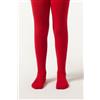 Calzedonia Collant Con Cashmere Bambina Rosso